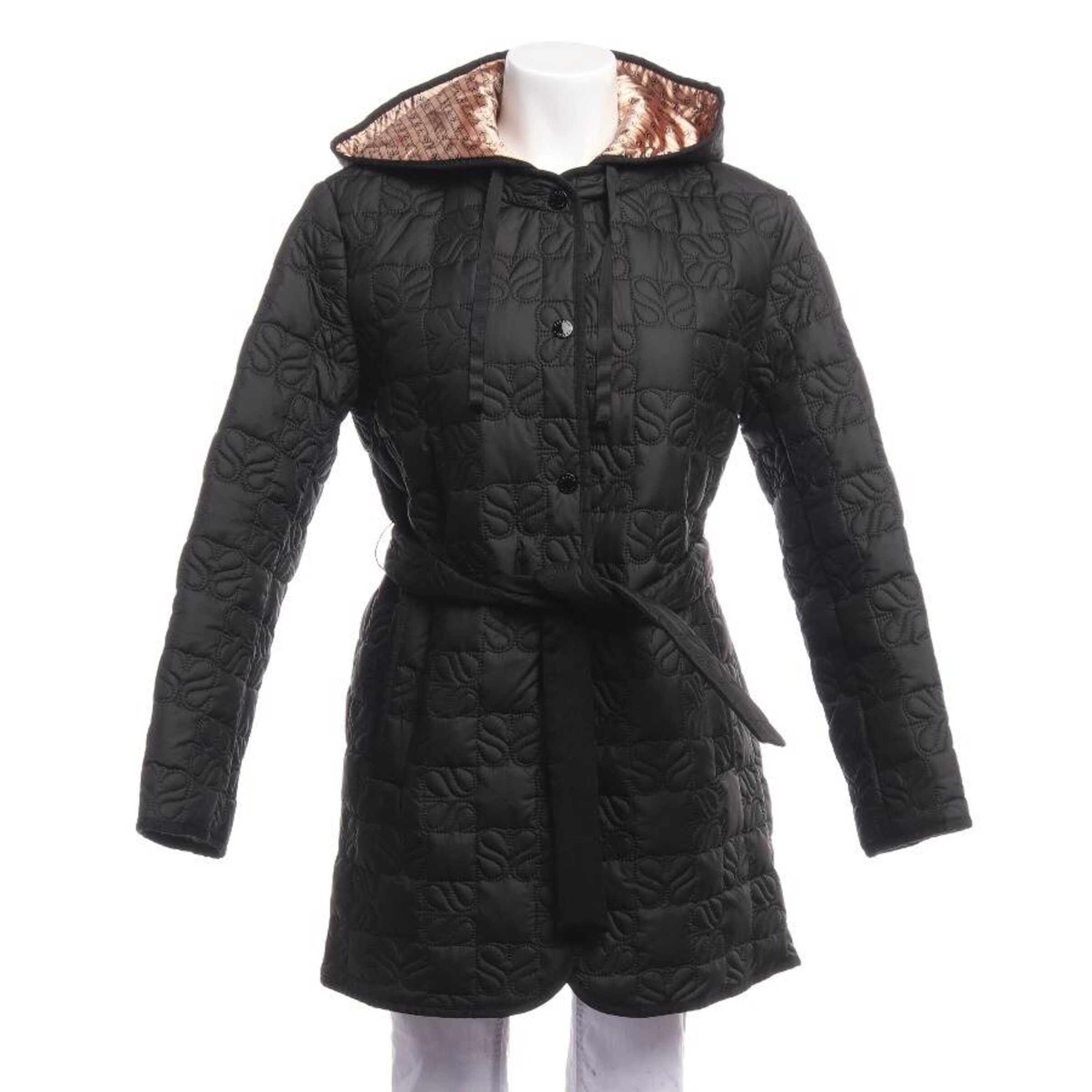 Sandro Übergangsjacke XXS in Schwarz: Vorderseite