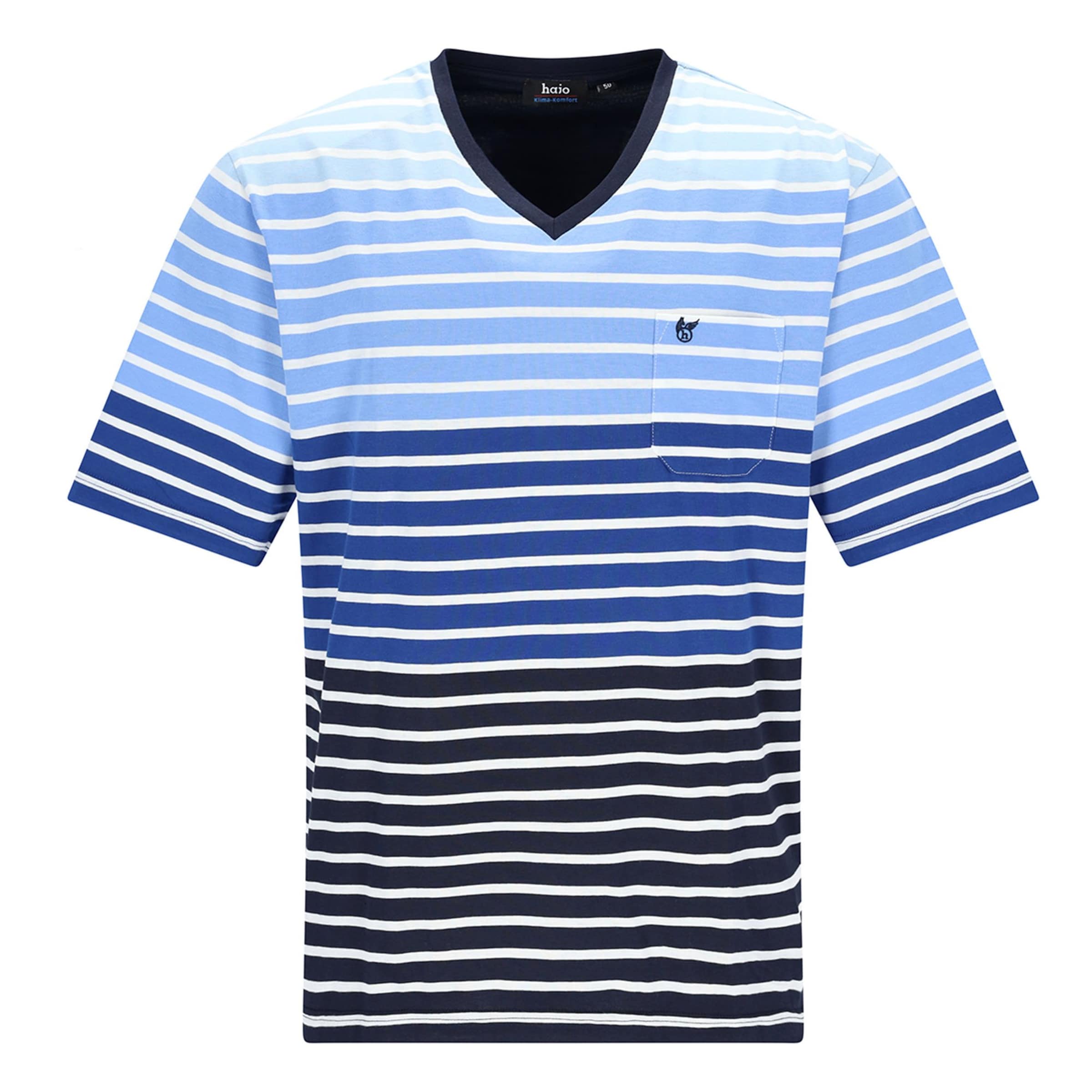 HAJO Piżama krótka w kolorze niebieski