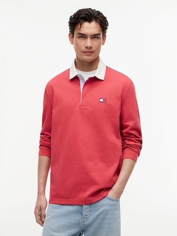 T-Shirt Tommy Jeans en rouge : devant