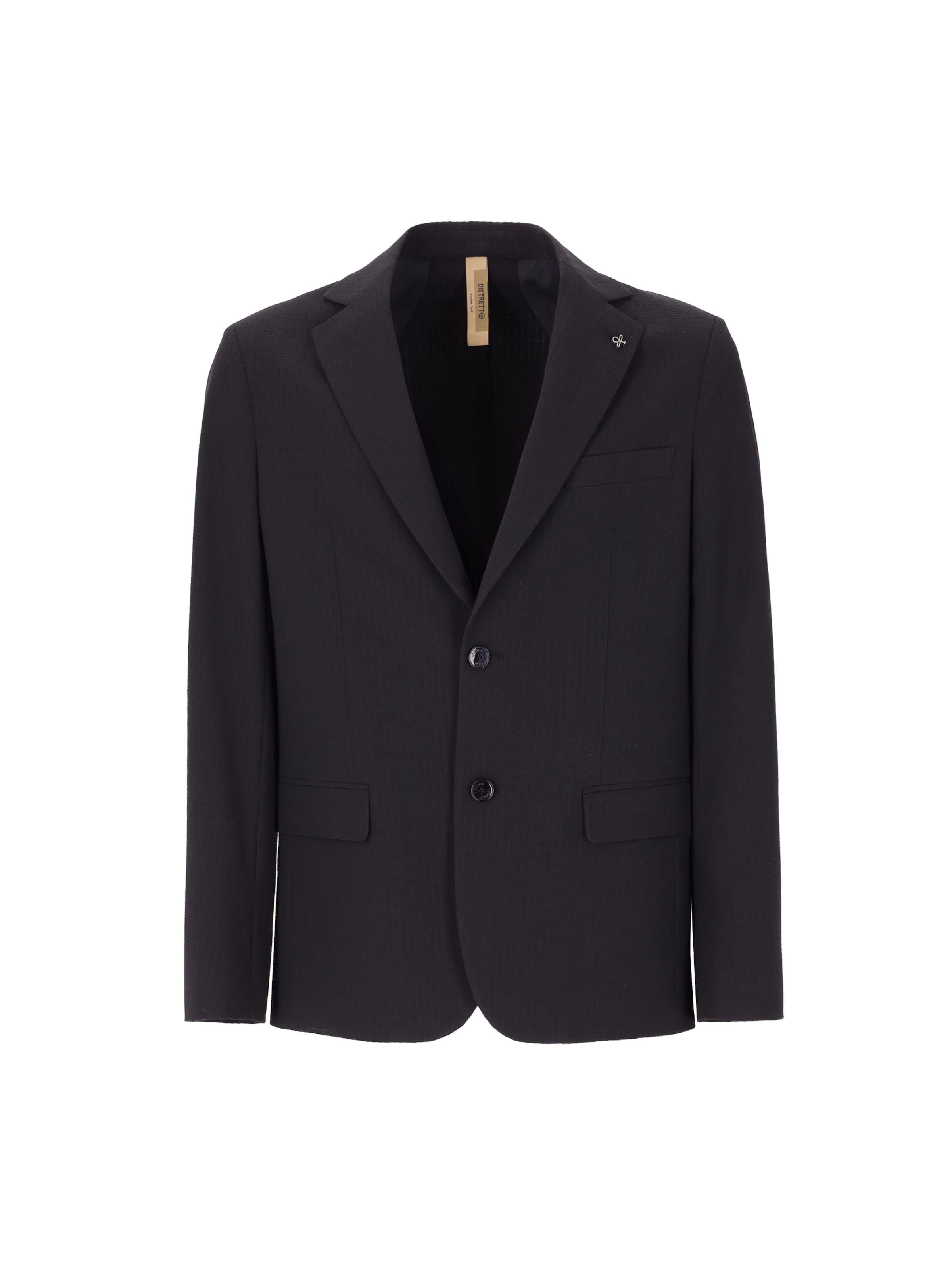 Fit confort Veste de costume Distretto12 en bleu : devant