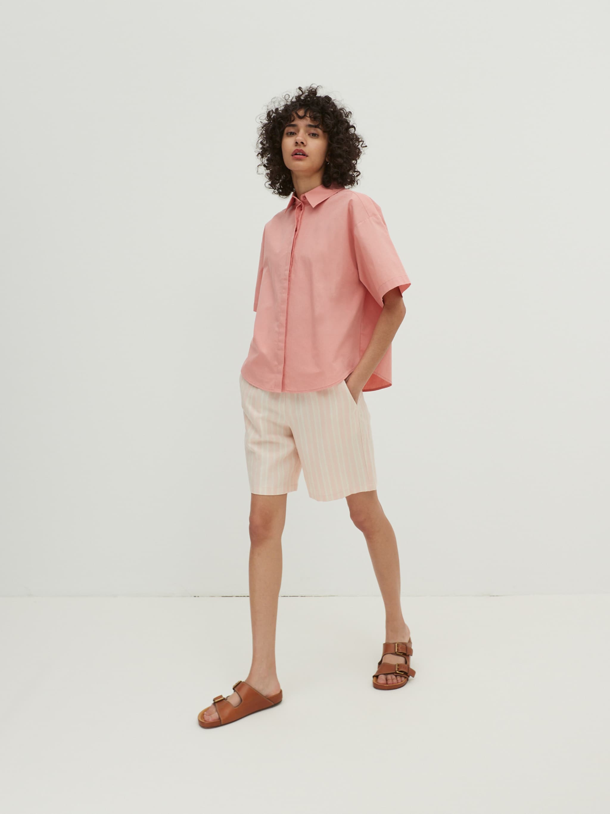 EDITED Producten Broek 'Lexi' Crème