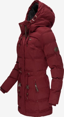 Ragwear Zimní bunda 'Ashani Puffy' – červená