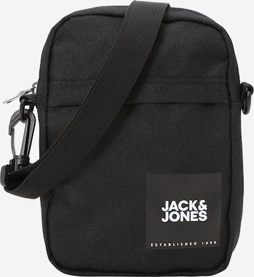 JACK & JONES Τσάντα ώμου 'Jamie' σε μαύρο: μπροστά