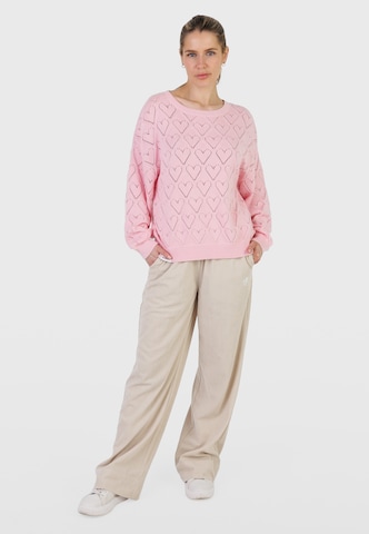 Kleinigkeit Trui 'Love is all around' in Roze