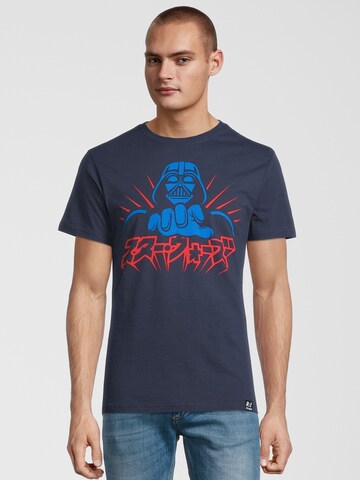 Recovered Shirt 'Star Wars' in Blauw: voorkant