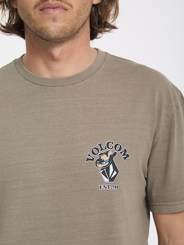 Volcom Футболка 'BAD LUCK' в Коричневый