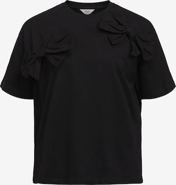 OBJECT Shirt in Zwart: voorkant