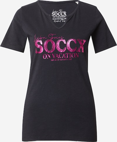 Soccx Shirts i pink / sort, Produktvisning