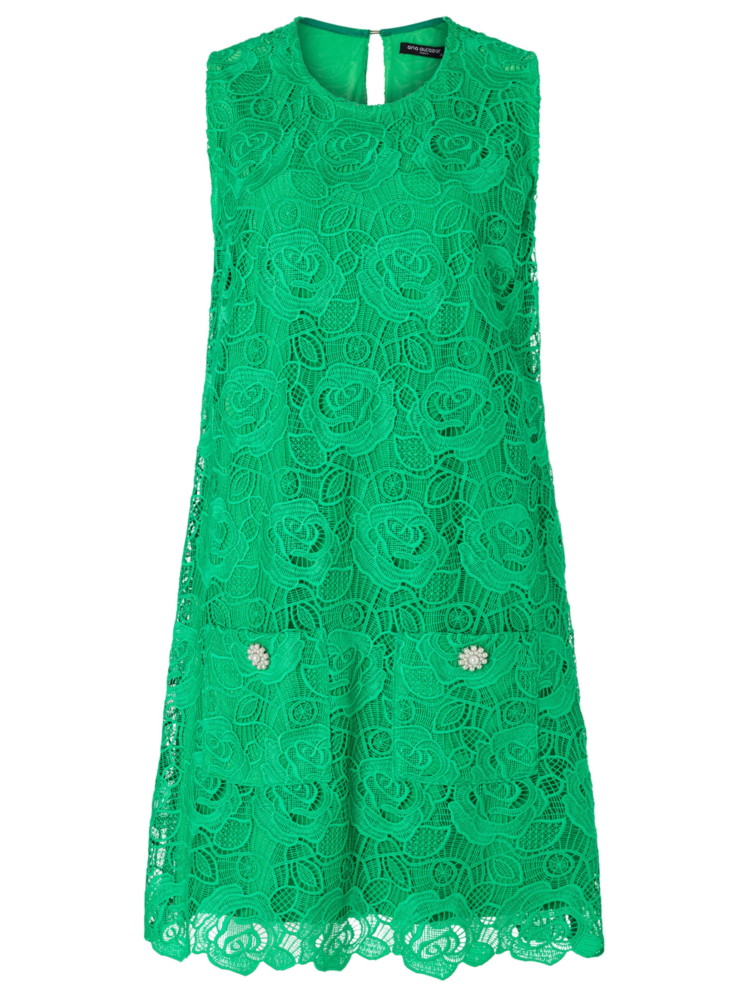 Ana Alcazar Jurk ' Daena ' in Groen: voorkant