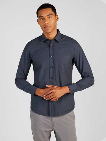 Coupe regular Chemise 'Relegant 6' BOSS en gris : devant