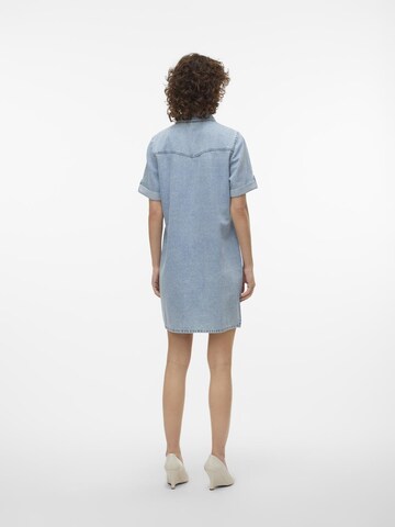 VERO MODA Shirt Dress 'Jennie' in Blue