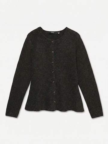 VERO MODA Knit cardigan 'VMDoffyjaquard' in Black