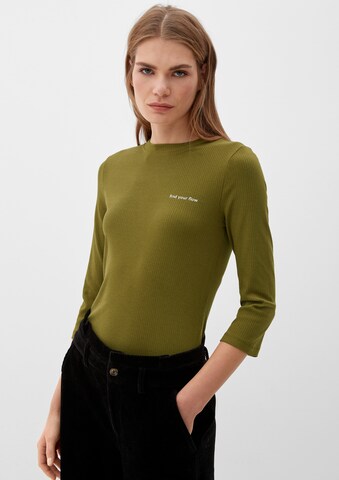 s.Oliver Shirt in Groen: voorkant