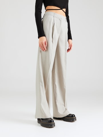 STUDIO SELECT Wide Leg Hose 'Georgia' in Grau: predná strana