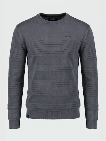 KOROSHI Trui in Blauw: voorkant