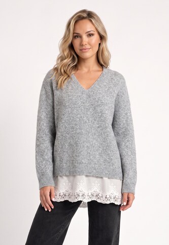Anna Field Sweater in Grey: front