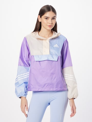 ADIDAS SPORTSWEAR Sportjacka 'Wind.Rdy' i lila: framsida