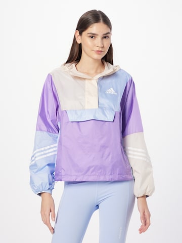 ADIDAS SPORTSWEAR Športna jakna 'Wind.Rdy' | vijolična barva: sprednja stran