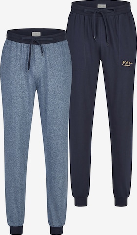 Phil & Co. Berlin Pyjamahose ' Classics ' in Blau: Vorderseite