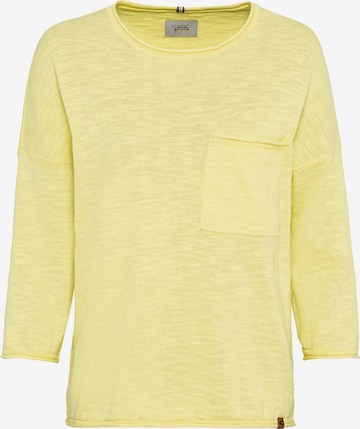 CAMEL ACTIVE Sweater in Yellow: front