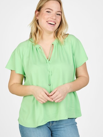 Lovely Sisters Blouse 'Malle' in Green: front