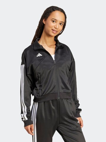 ADIDAS SPORTSWEAR Sportsweatjacke 'Tiro' in Schwarz: Vorderseite