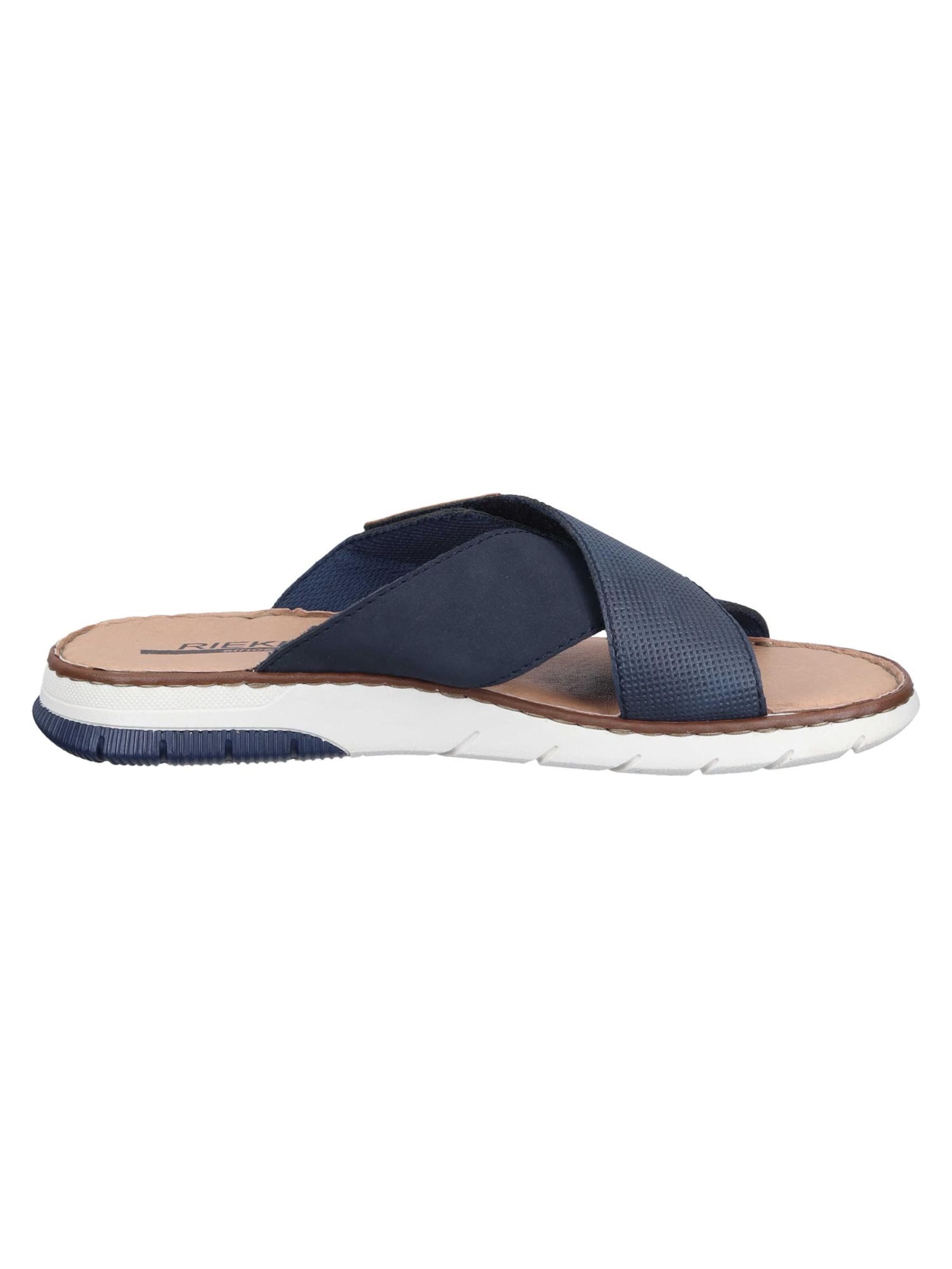 Rieker Pantolette 'Basic'‌ in Blau