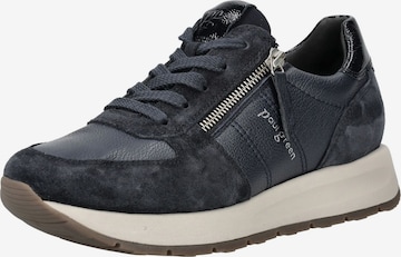Paul Green Platform trainers in Blue: front