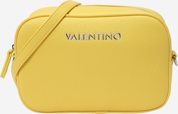 VALENTINO - Bolso de hombro en amarillo: frente