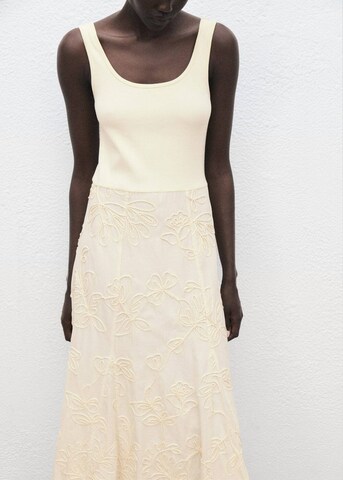 MANGO Kleid in Beige