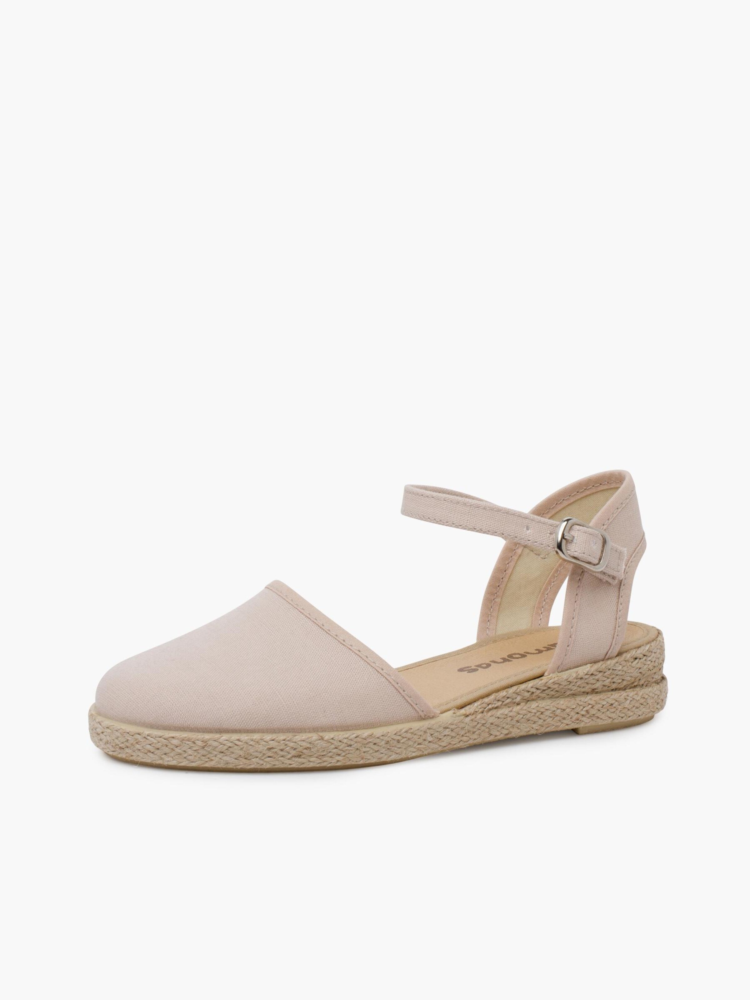 Sandalo di Pisamonas in beige: frontale