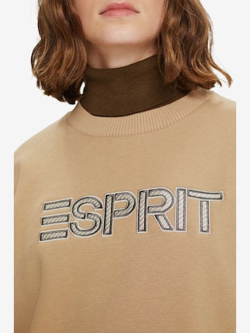 Sweat-shirt ESPRIT en beige