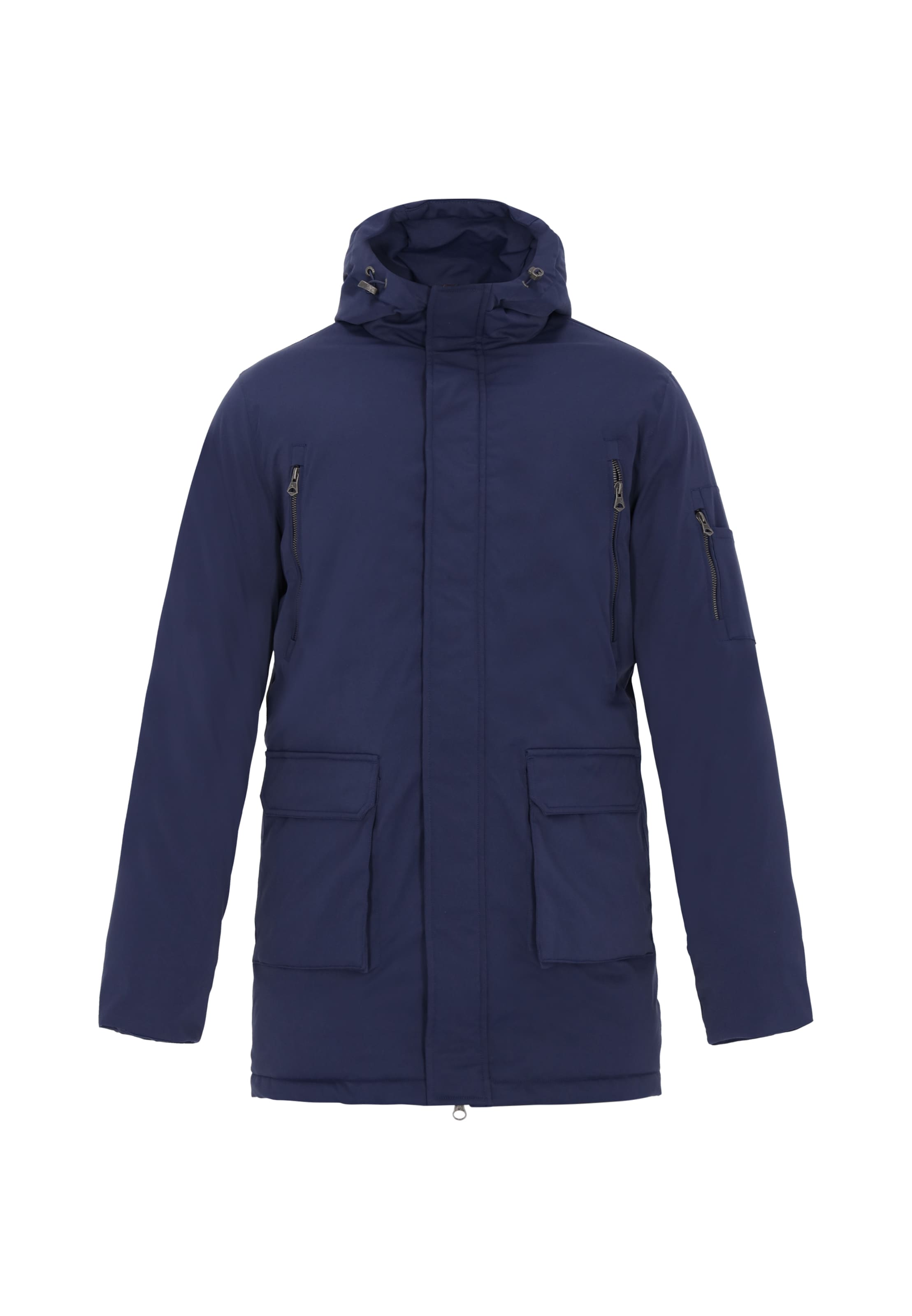 DreiMaster Vintage - Sobretudo meia-estação em azul: frente