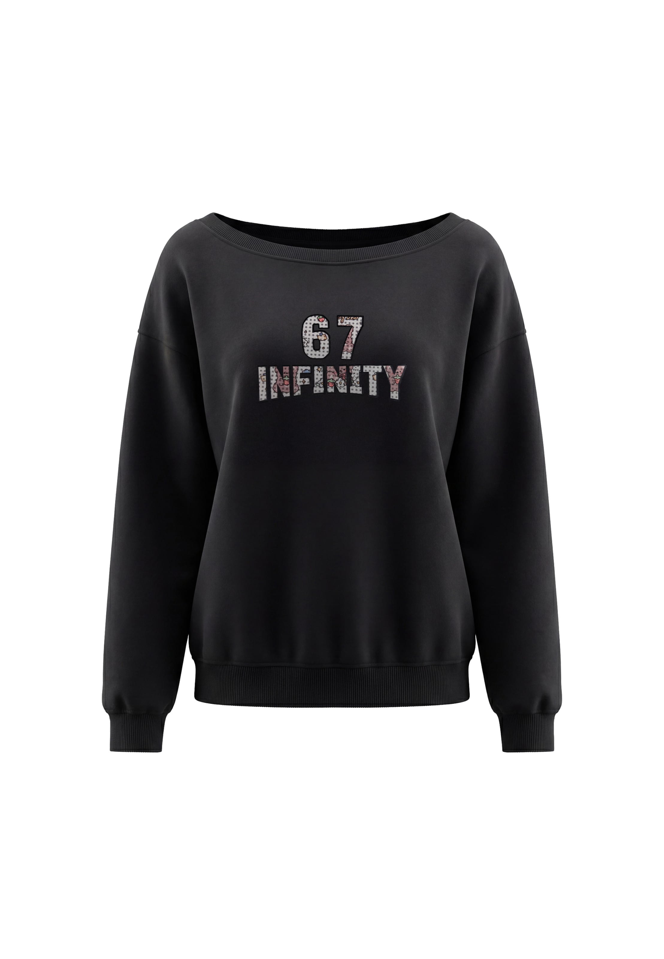 Sweat-shirt MYMO en noir : devant