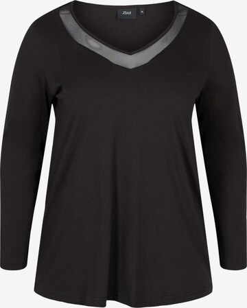 Zizzi Top 'EFANNEY' in Black: front