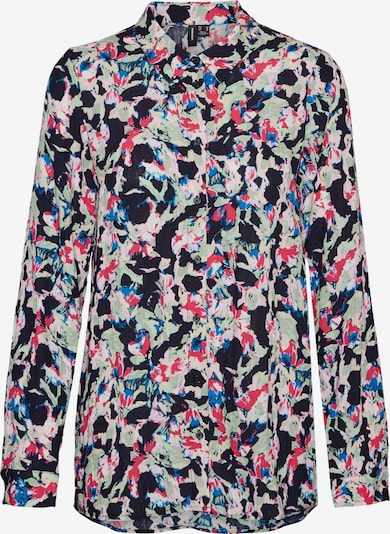 VERO MODA Blouse 'Bonni' in Blue / Navy / Green / Pink, Item view