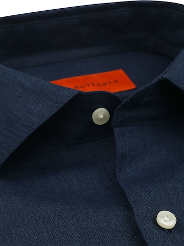 Suitable Comfort Fit Hemd‌‌‌‌‌ in Blau