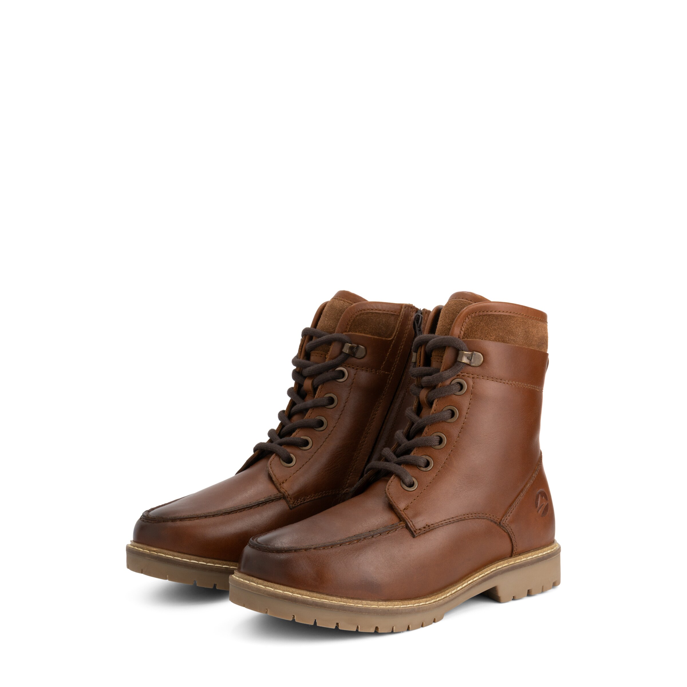 Travelin Lace-Up Ankle Boots 'Tronstad' in Brown