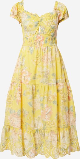 River Island Kleit kollane / tumeroheline / pastelloranž / valge, Tootevaade