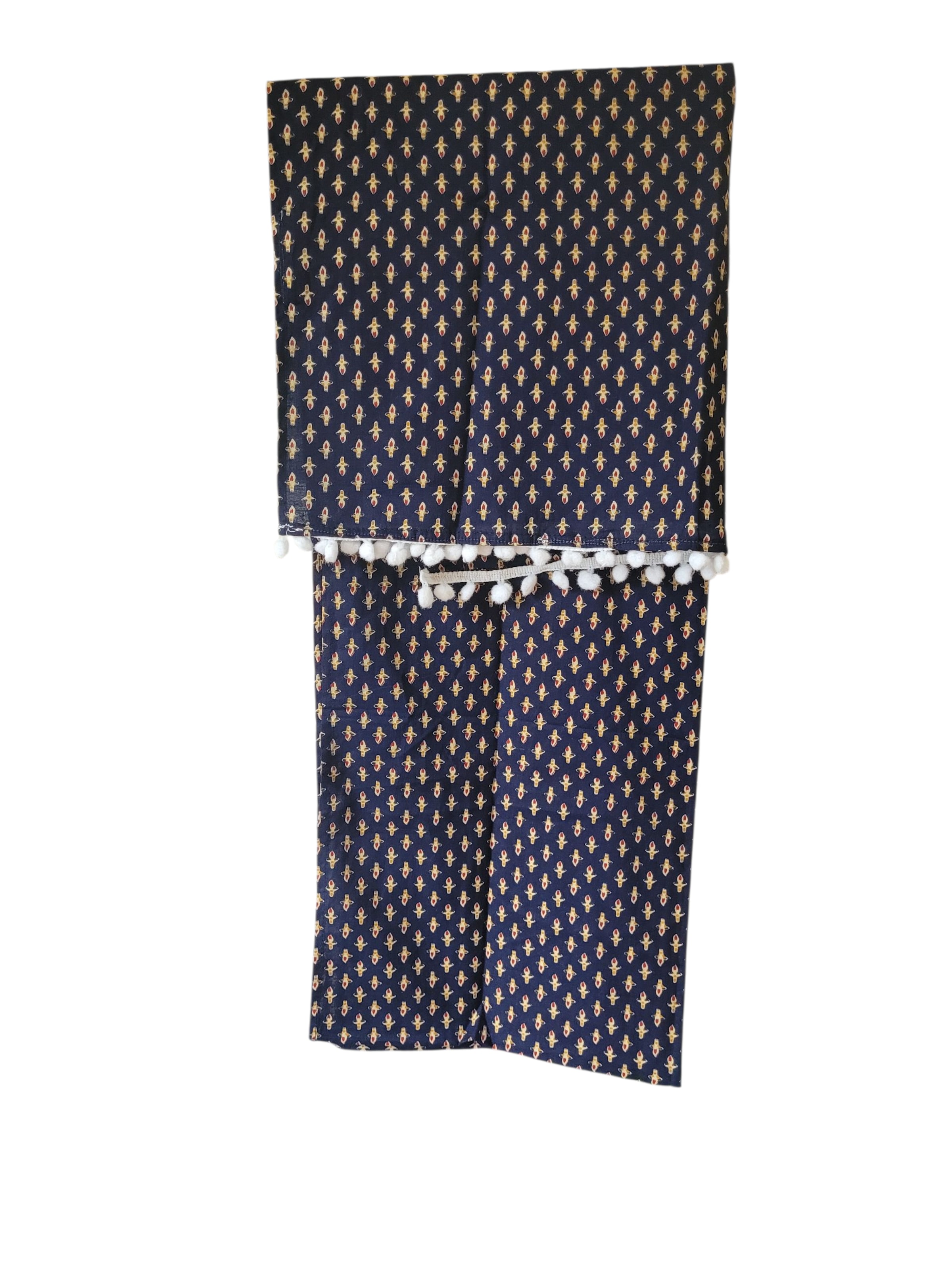 PfauGermany Wrap 'Sunshine' in Blue: front