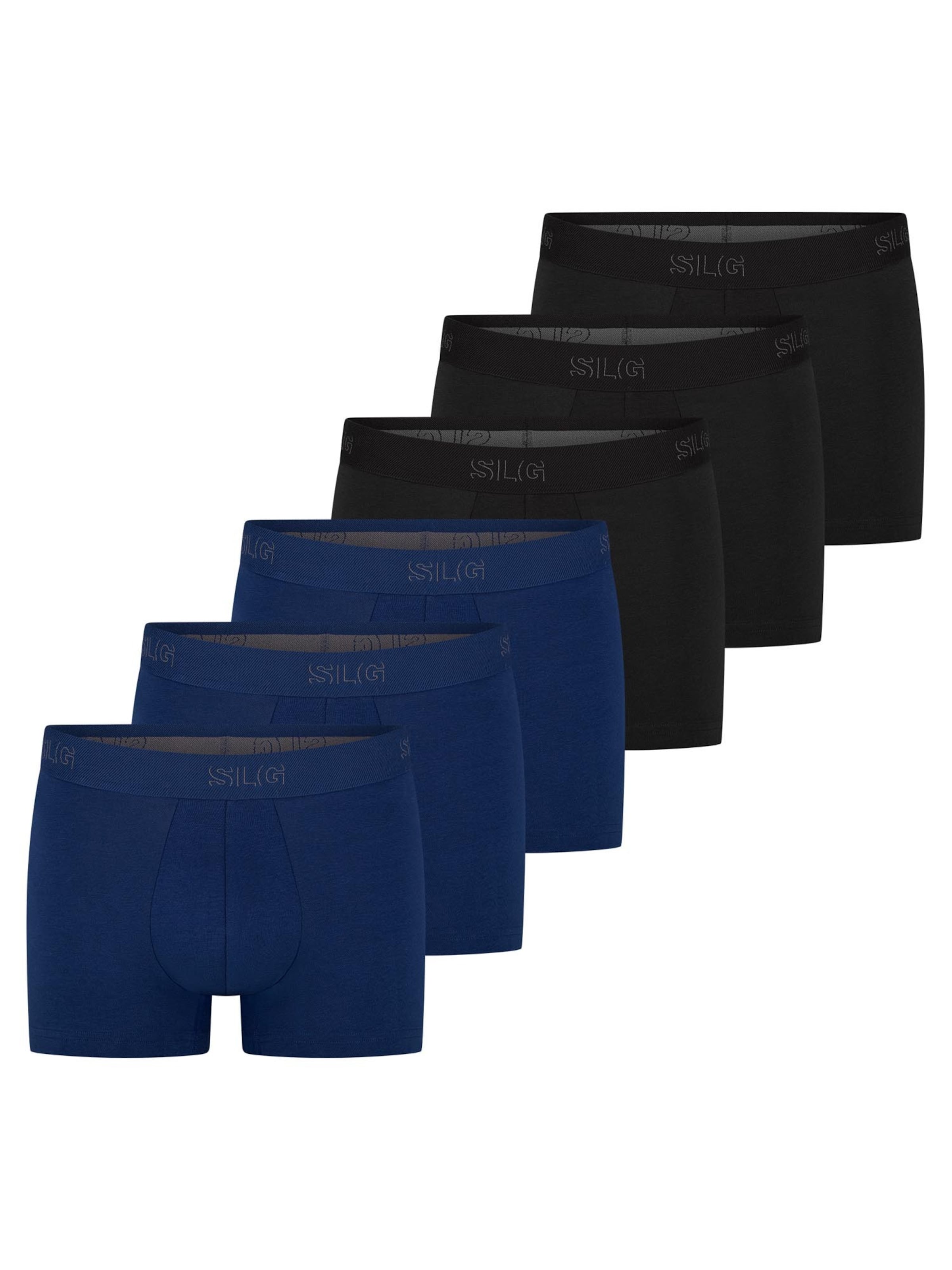 SLOGGI Boxer shorts 'SLG Base' in Blue: front