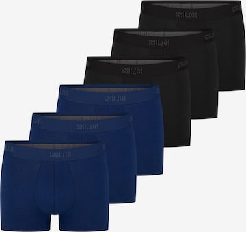 SLOGGI Boxer shorts 'SLG Base' in Blue: front