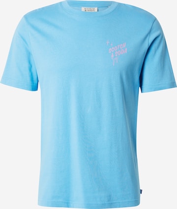SCOTCH & SODA T-Shirt in Blau: Vorderseite