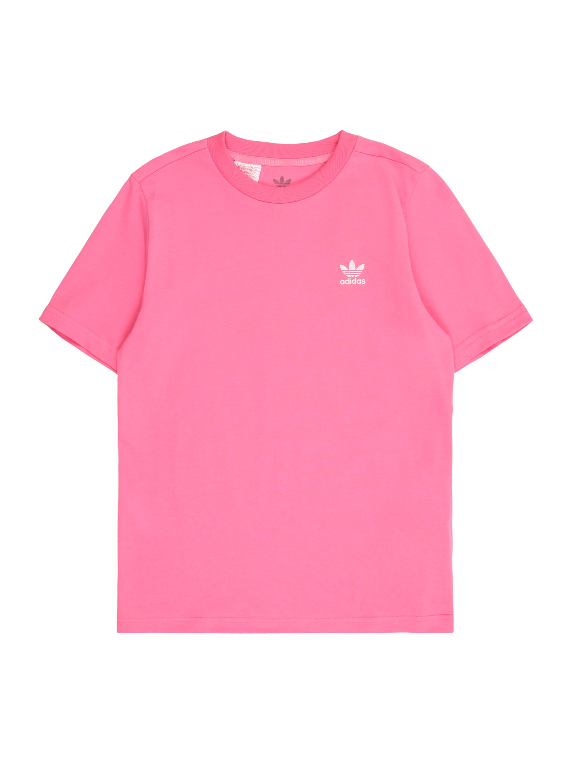 Tricou 'Trefoil Essentials' de la ADIDAS ORIGINALS pe roz: față