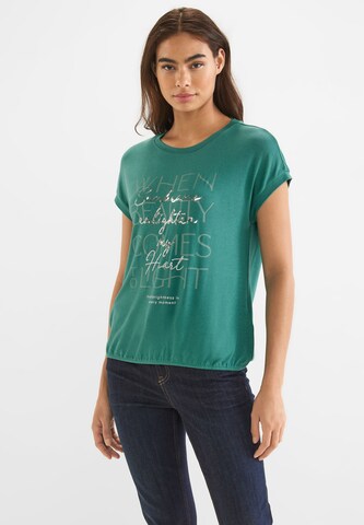 STREET ONE Shirt in Green: front