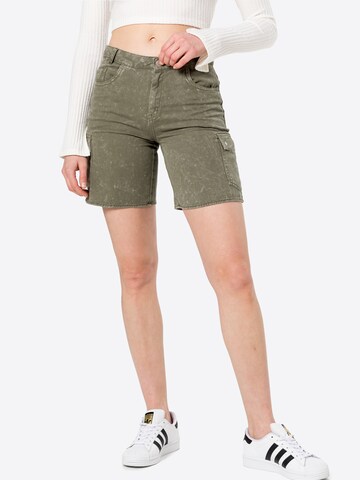 Noisy may Regular Cargo Jeans 'Lucky' in Green: front