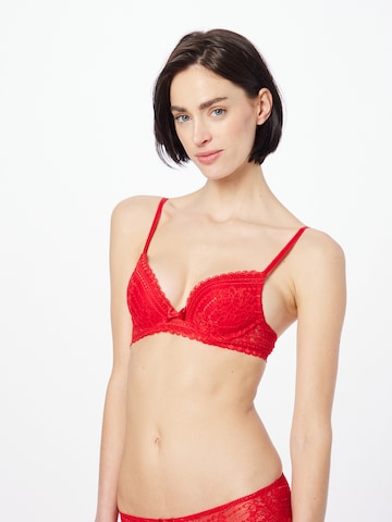 ETAM - Push-up Soutien 'PANAMA' em vermelho: frente