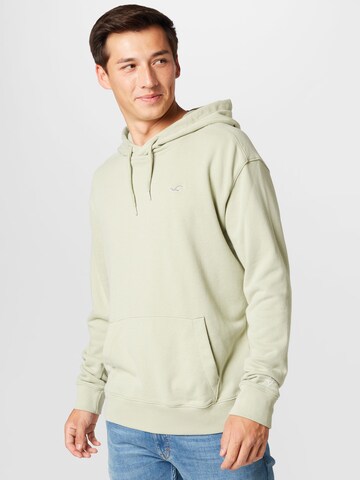 HOLLISTER Sweatshirt in Grün: Vorderseite