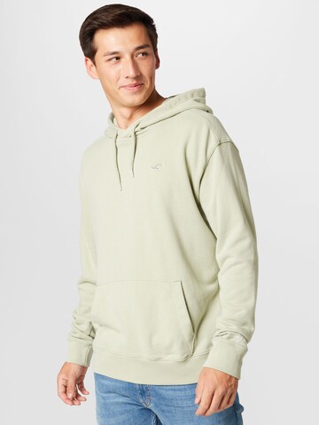 Sweat-shirt HOLLISTER en vert : devant