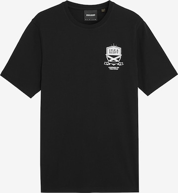 Lyle & Scott Paita 'Legends On The Pitch' värissä musta: etupuoli